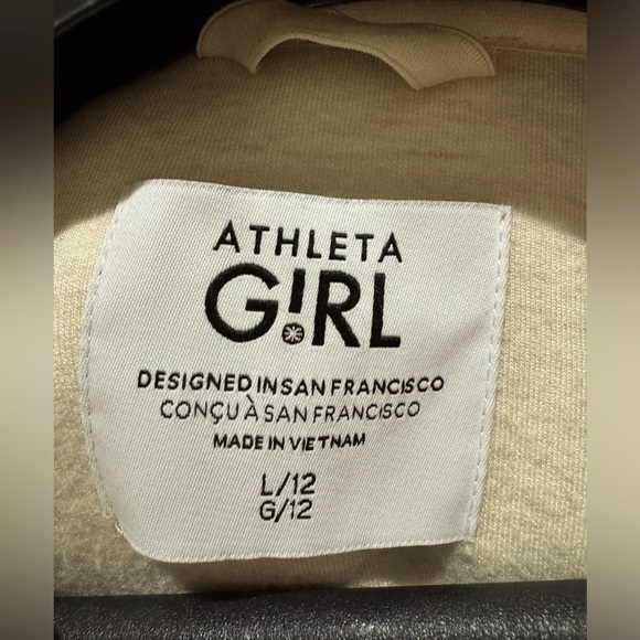 Athleta Girl So Snug Sherpa Jacket Size Large - Picture 4 of 4